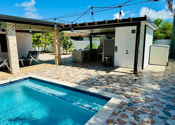 Heated Pool Hot Tub Miami