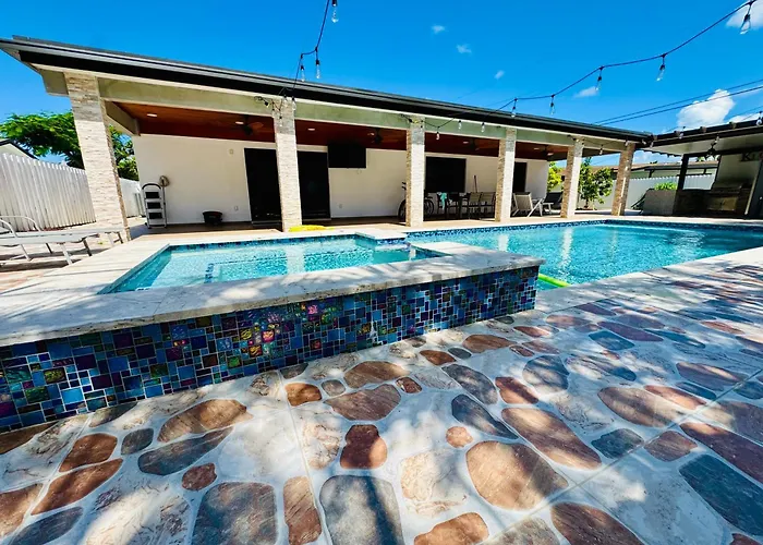 Heated Pool Hot Tub Miami